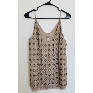 Luck Brand Embellished Top